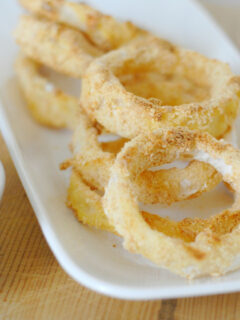 Gluten Free Baked Onion Rings Photo