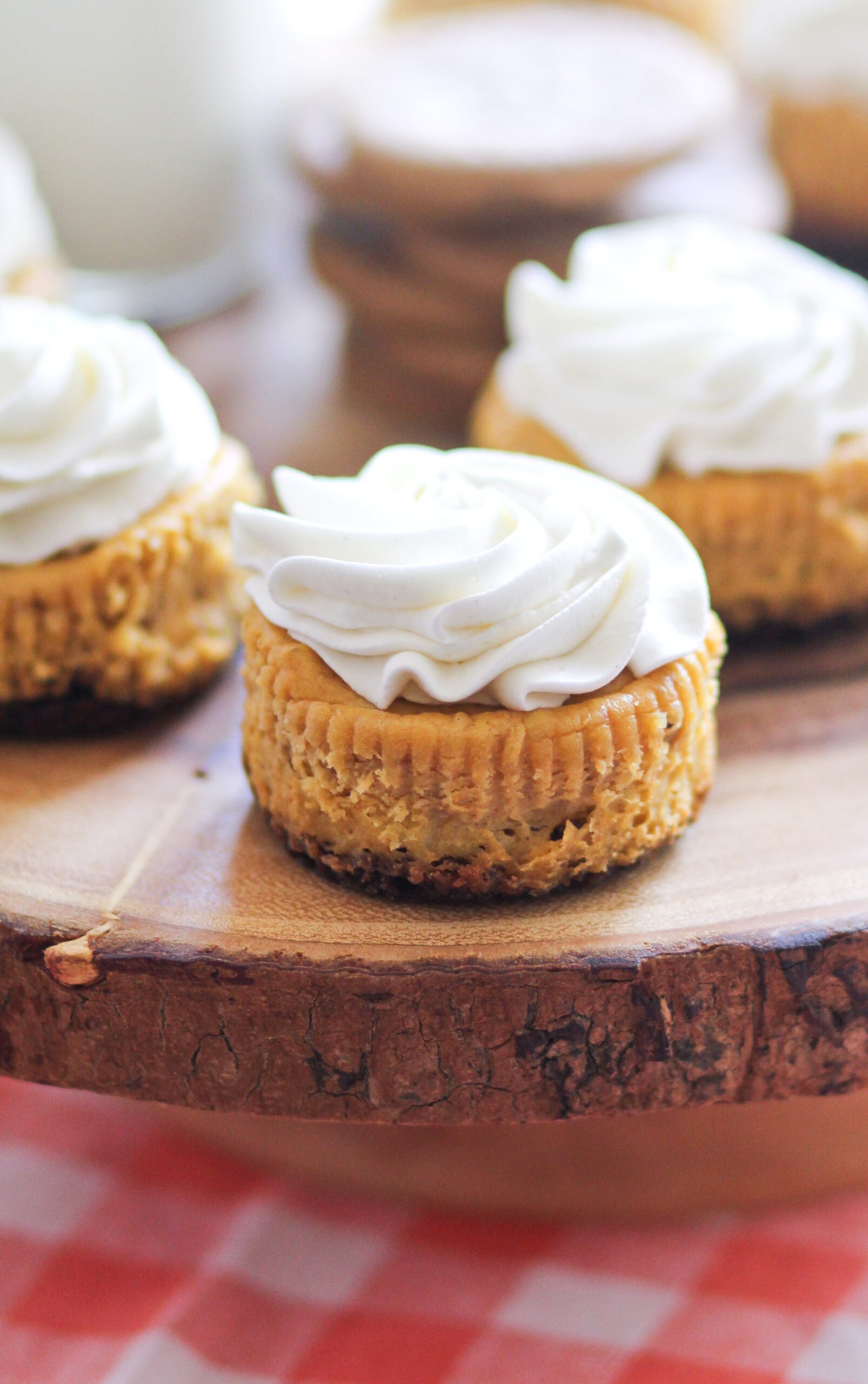 Mini Pumpkin Cheesecakes Recipe - Food Fanatic