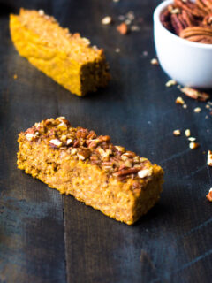 Pumpkin Protein Bars Photo