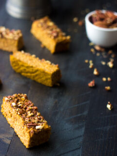 Pumpkin Protein Bars Pic