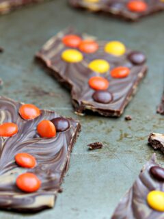 Reese's Pieces Chocolate Bark Image