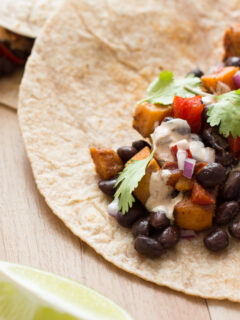 Sweet Potato and Black Bean Tacos Photo
