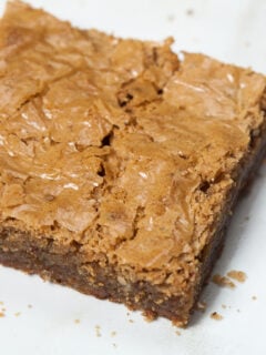 Brown Butter Blondies with Toffee and Hazelnut Photo