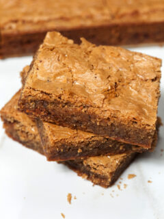 Brown Butter Blondies with Toffee and Hazelnut Picture