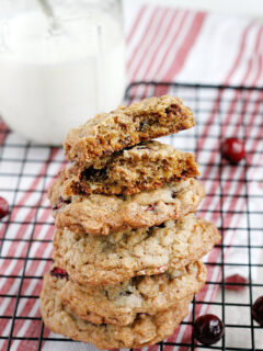 Cinnamon Chip Cranberry Oatmeal Cookies Image