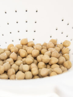 Drained Chickpeas Photo