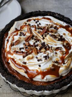 Layered Pumpkin Cheesecake Pie Image