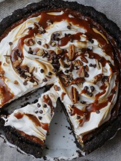 Layered Pumpkin Cheesecake Pie Photo