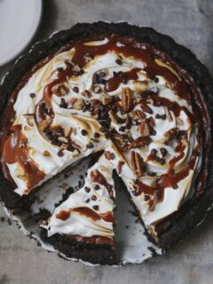 Layered Pumpkin Cheesecake Pie Pic