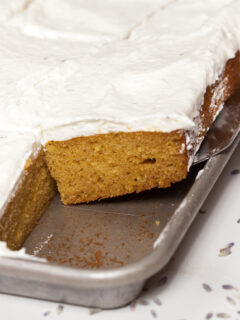 Pumpkin Sheet Cake Image