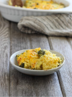 Broccoli Cheddar Spaghetti Squash Bake Image