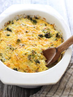 Broccoli Cheddar Spaghetti Squash Bake Picture