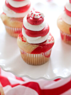 Candy Cane Cupcakes Picture