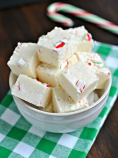 Candy Cane Fudge Picture