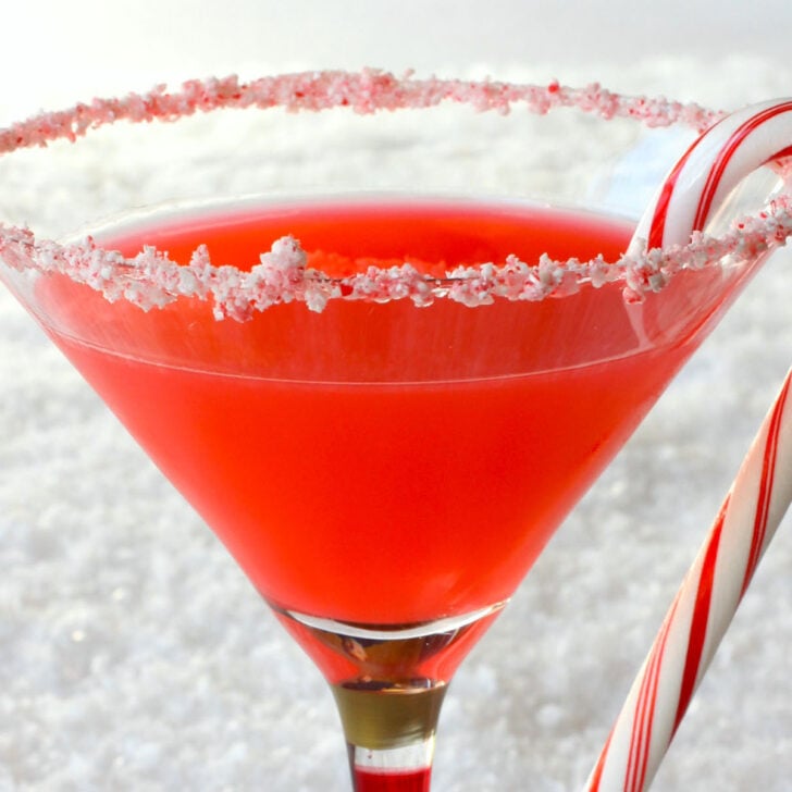 Candy Cane Martini Photo
