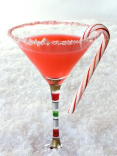 Candy Cane Martini Picture