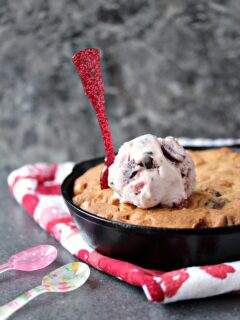 Chocolate Peanut Butter Skillet Cookie Pic
