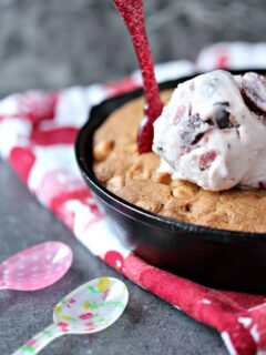 Chocolate Peanut Butter Skillet Cookie Picture