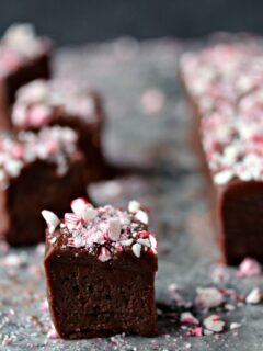 Chocolate Peppermint Fudge Pic