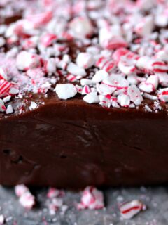 Chocolate Peppermint Fudge Picture