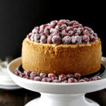 Cranberry Eggnog Cheesecake Picture