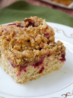 Cranberry Streusel Coffee Cake Image