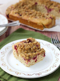 Cranberry Streusel Coffee Cake Picture