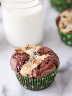 Cream Cheese Brownie Cupcakes Image