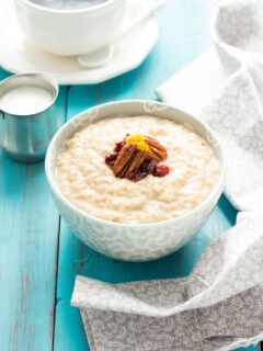 Eggnog Steel Cut Oatmeal Image