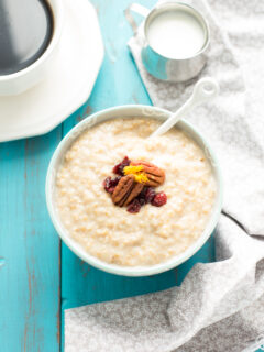Eggnog Steel Cut Oatmeal Pic