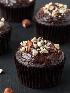 Gluten Free Chocolate Hazelnut Cupcakes Photo