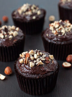 Gluten Free Chocolate Hazelnut Cupcakes Picture
