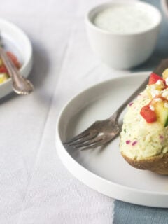 Greek Twice Baked Potatoes Photo