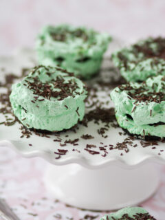Mint Chocolate Ice Box Cupcakes Image