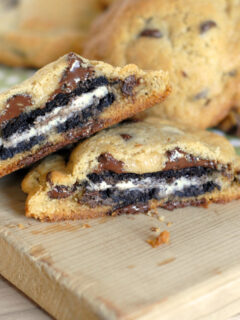 Oreo Stuffed Chocolate Chip Cookies Photo
