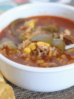 Slow Cooker Stuffed Pepper Soup Photo