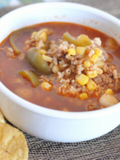 Slow Cooker Stuffed Pepper Soup Picture