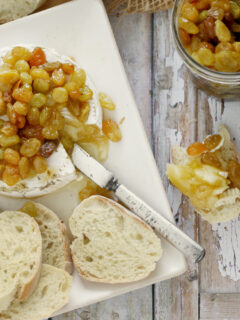 Baked Brie with Chardonnay Raisins Image