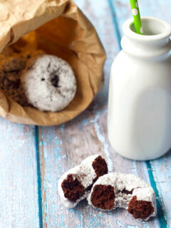 Chocolate Avocado Mini Donuts Image