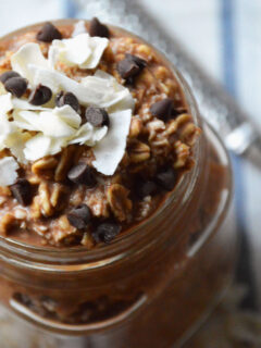 Chocolate Coconut Overnight Oats Photo