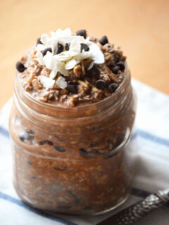 Chocolate Coconut Overnight Oats Picture