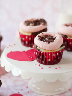 Chocolate Strawberry Cheesecake Cupcakes Picture
