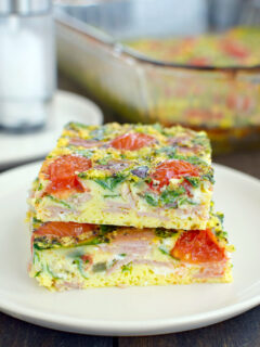 Ham and Tomato Egg Bake Image
