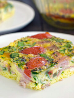 Ham and Tomato Egg Bake Photo