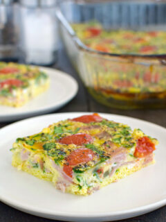 Ham and Tomato Egg Bake Picture