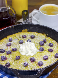 Lemon Blueberry Skillet Pancakes Image