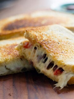 Muffuletta Grilled Cheese Photo