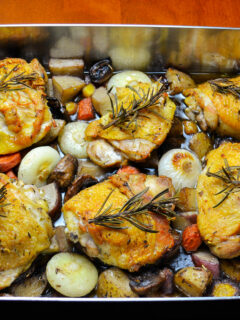 Pan Roasted Chicken Thighs Image