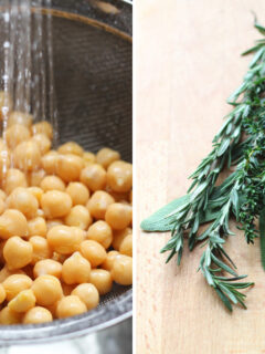 Quinoa Chickpea Spinach Soup Ingredients Picture