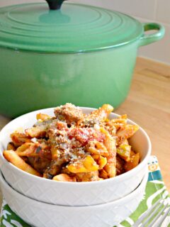 Sausage and Peppers Pasta Picture